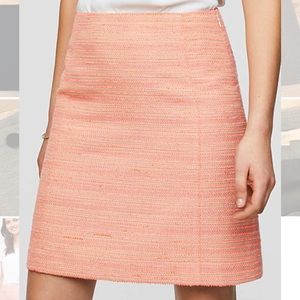 EUC LOFT Textured Shift Skirt